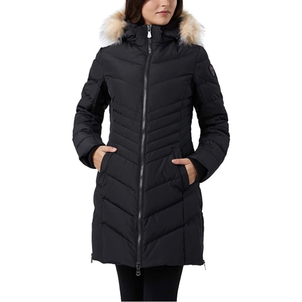 Pajar Black Fur Hooded Puffer Coat Winter Jacket Size XL New, worn once $699.00